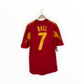 Spain 2004-05 Home kit Raul, Size XL, Very good 8/10