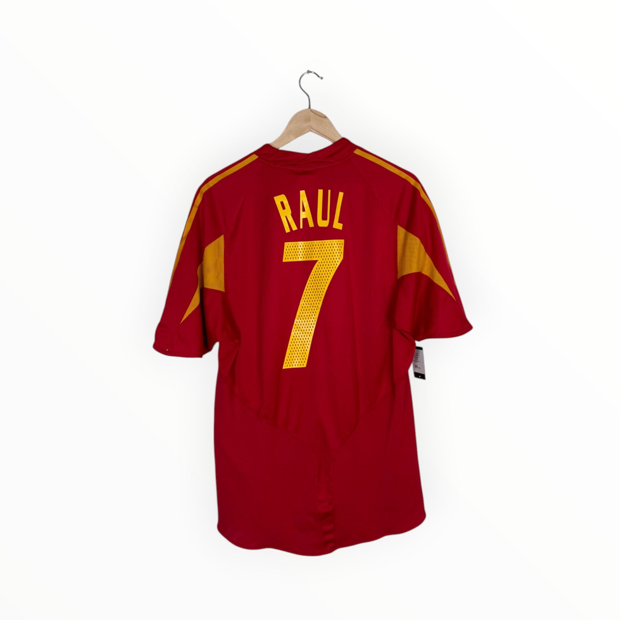 Spain 2004-05 Home kit Raul, Size XL, Very good 8/10