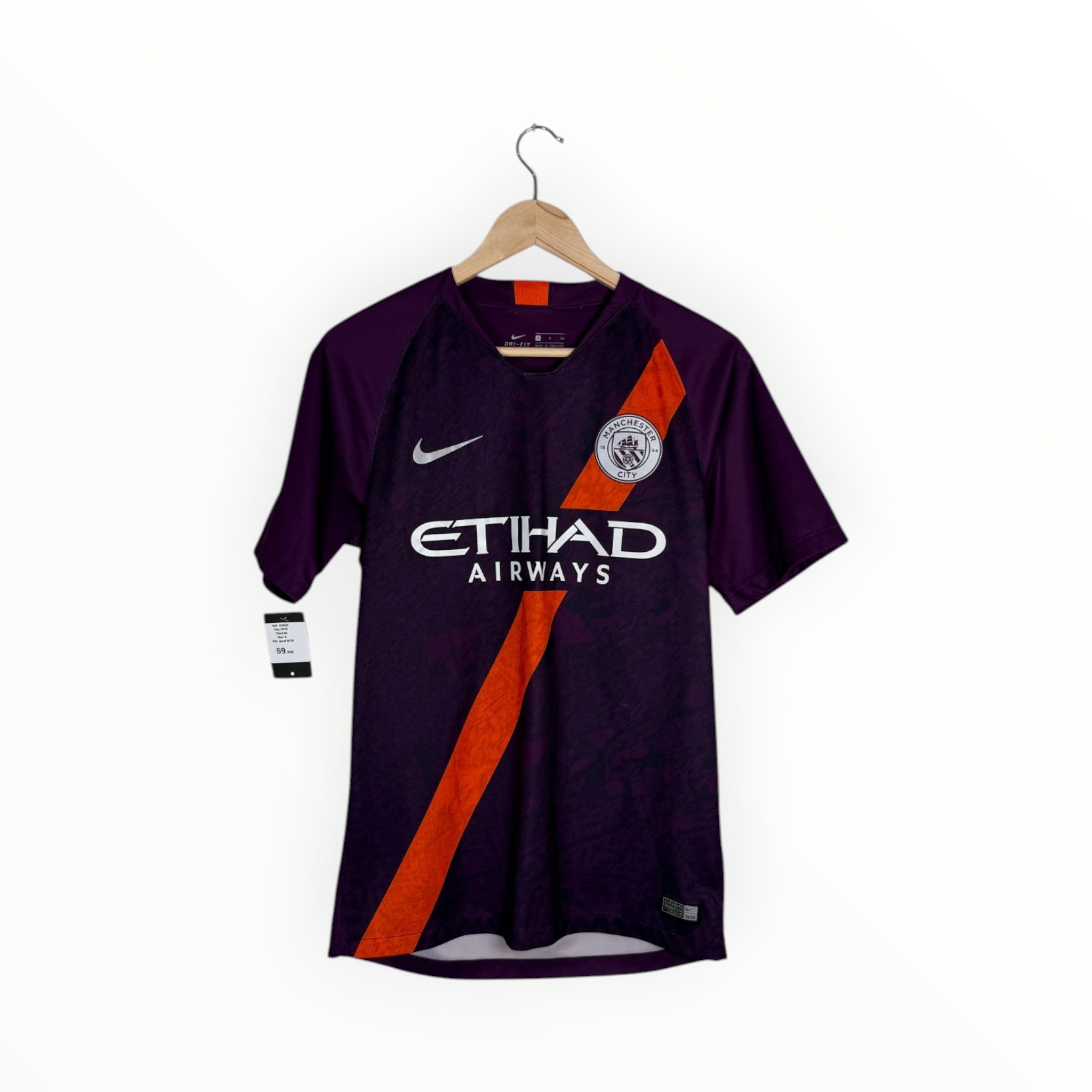 Manchester City 2018-19 Third kit De Bruyne, Size S, Very good 8/10