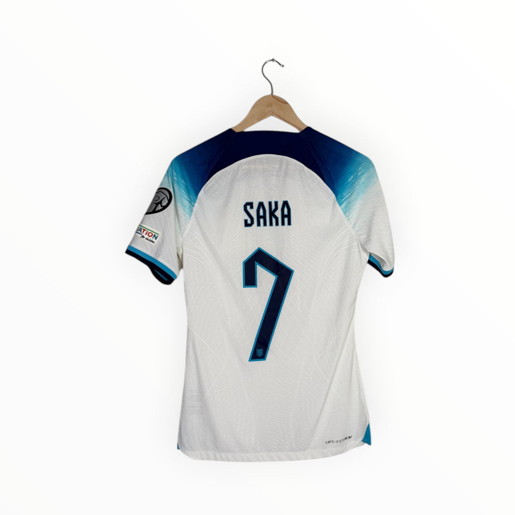 England 2022-23 Home kit Player Issue Saka, Size S, Excellent 9/10