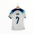 England 2022-23 Home kit Player Issue Saka, Size S, Excellent 9/10