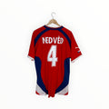 Czech Republic 2000-01 Home kit Nedved, Size XL, Very good 8/10