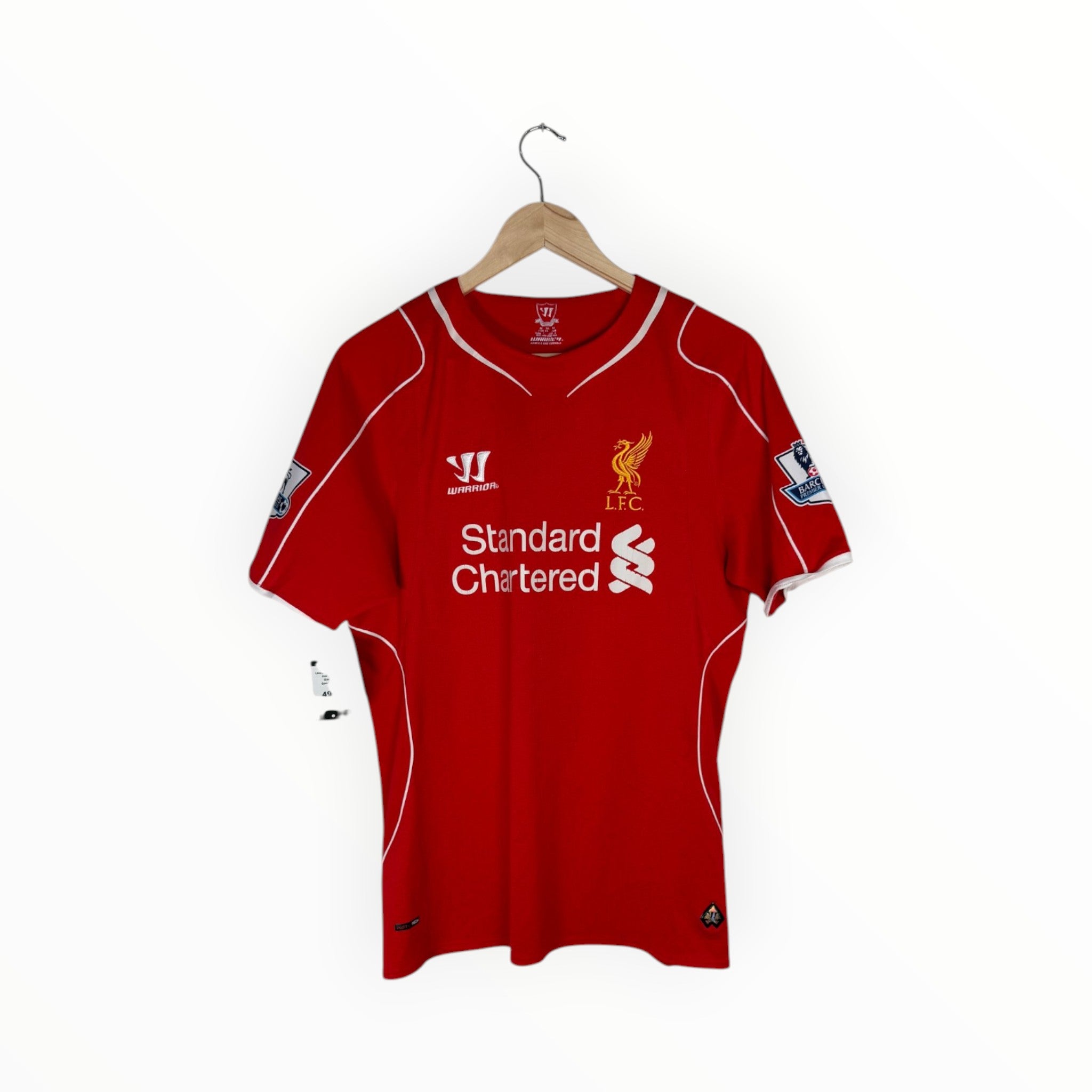 Liverpool 2014-15 Home kit Sterling, Size M, Good 6/10