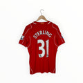 Liverpool 2014-15 Home kit Sterling, Size M, Good 6/10