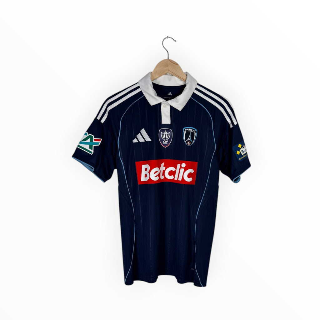 Match Worn Shirt Paris FC 2025-26 Home Ollila, SIze S, Excellent 9/10