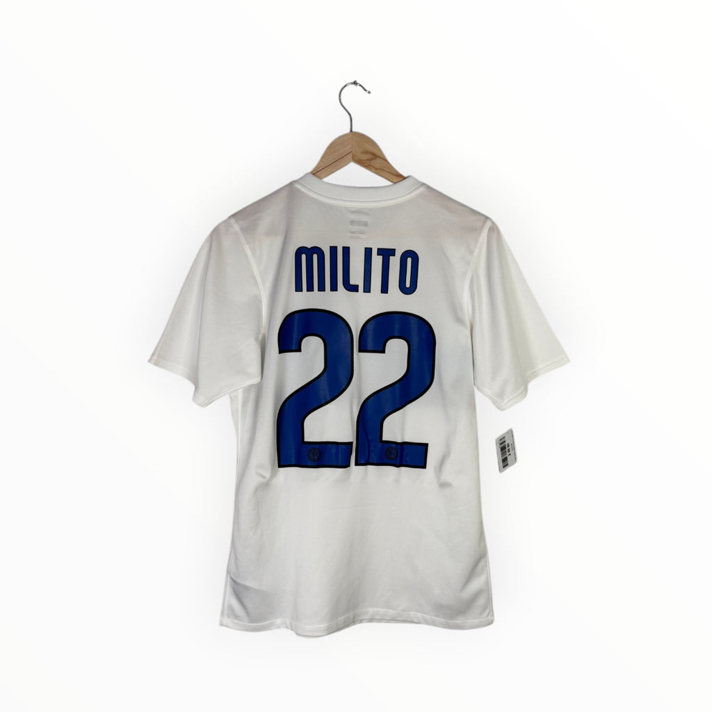 Inter 2009-10 Away kit Milito, Size S, Very good 8/10