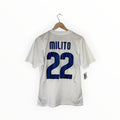 Inter 2009-10 Away kit Milito, Size S, Very good 8/10