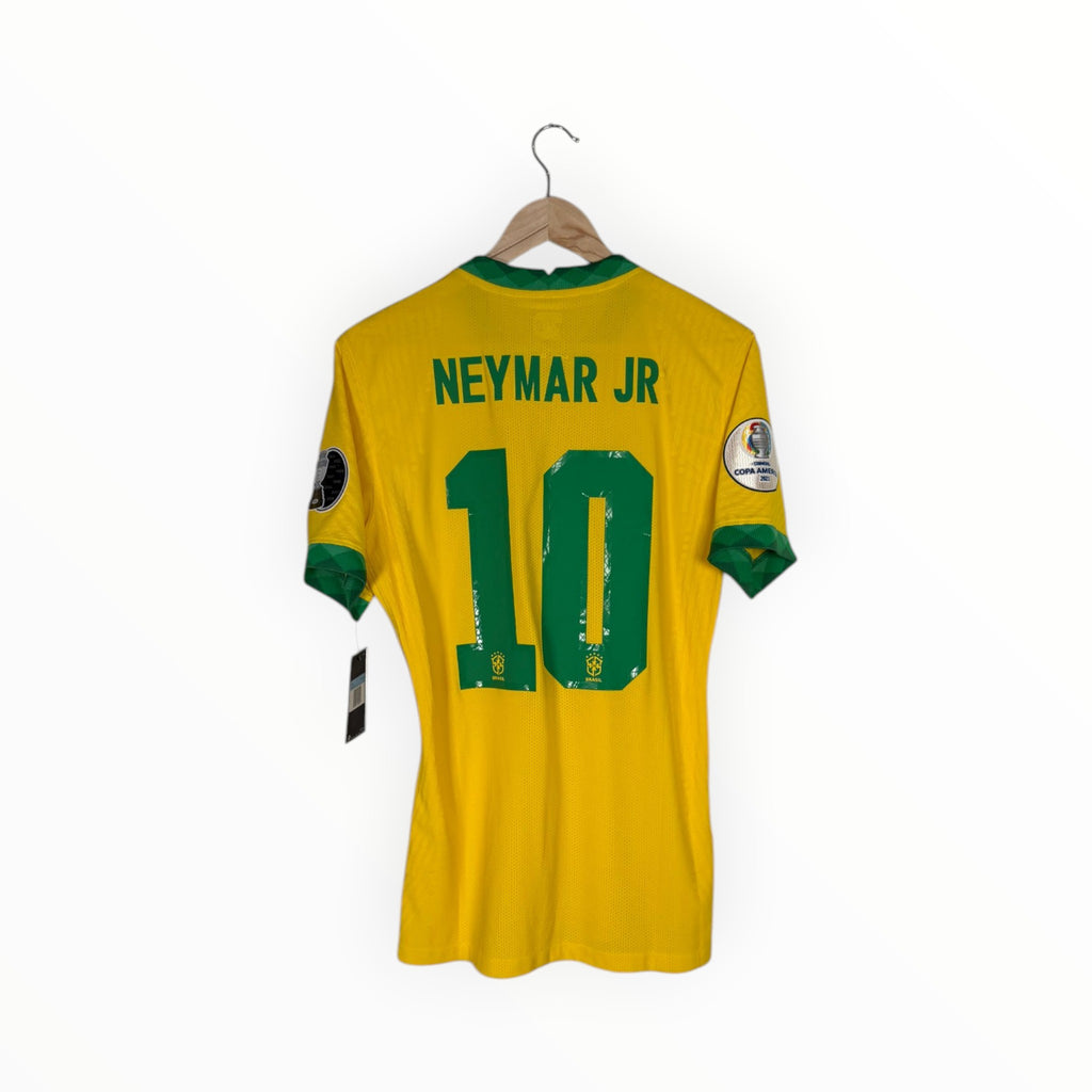 Match prepared Brazil 2020-21 Home kit Player Issue Neymar Jr, Size M, Brand new 10/10
