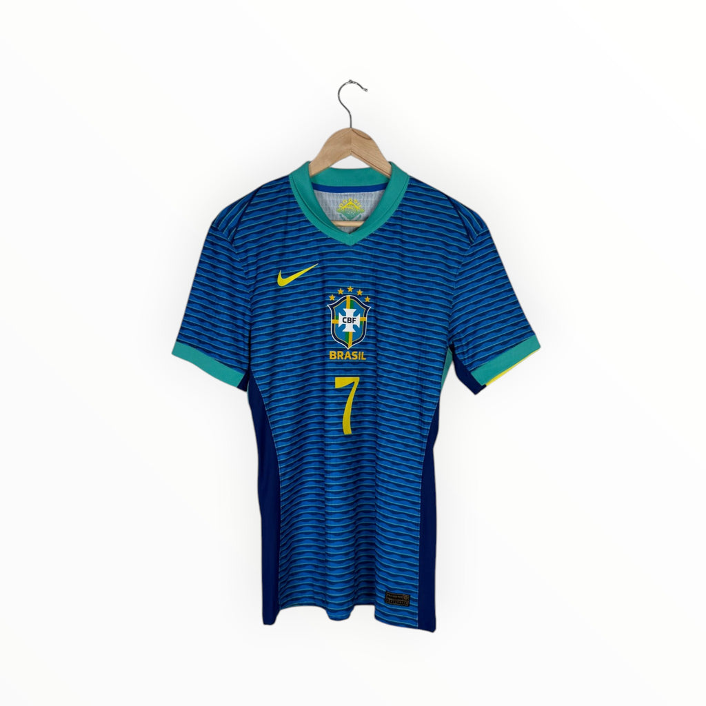 Brazil 2024-25 Away kit Player Issue Vinicius Junior, Size M, Excellent 9/10
