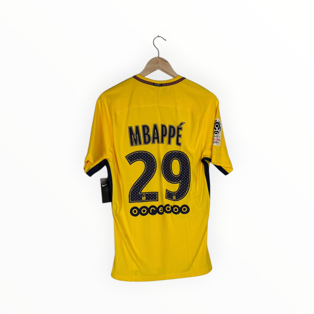 PSG 2017-18 Away kit Player Issue Mbappe, Size L, Brand new 10/10