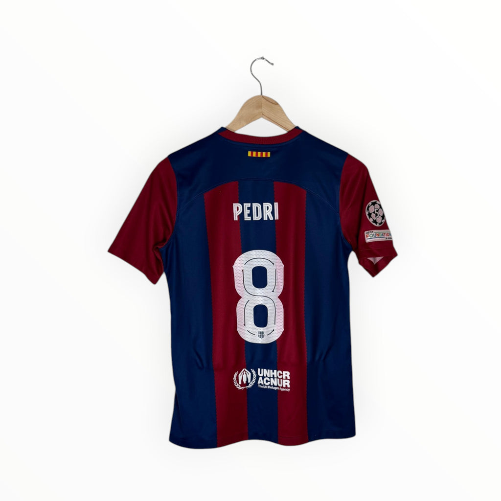Barcelona 2022-23 Home kit Pedri, Size Youth XL, Very good 8/10