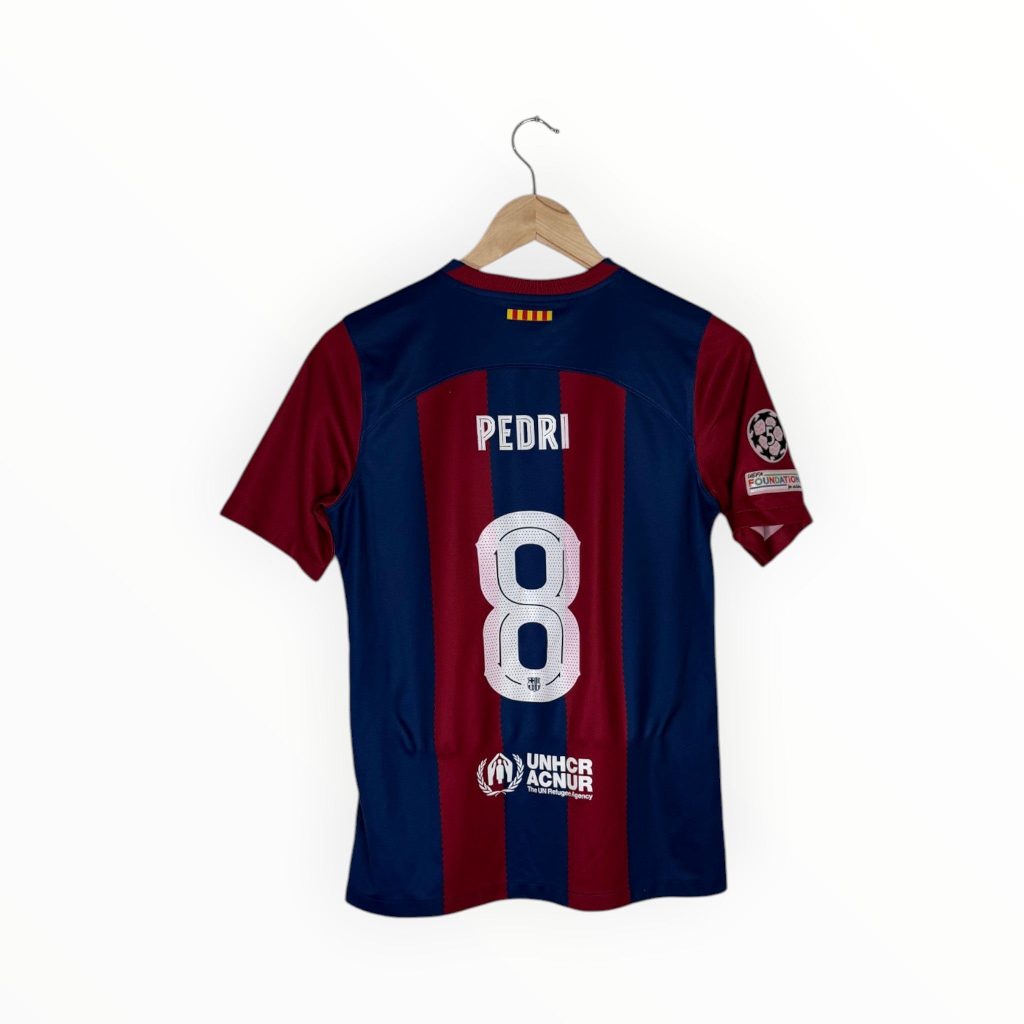 Barcelona 2022-23 Home kit Pedri, Size Youth XL, Very good 8/10