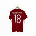 Manchester United 2020-21 Home kit Bruno Fernandes, Size S, Good 7/10