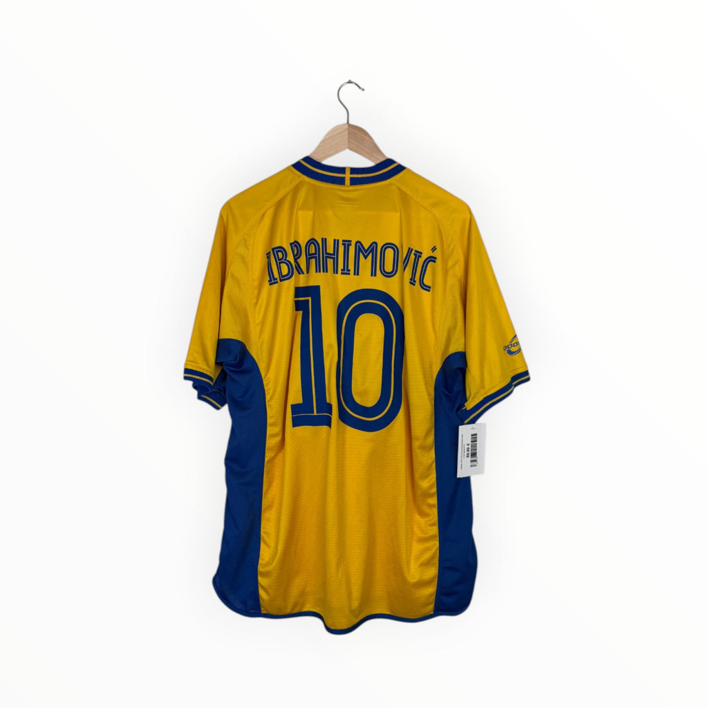 Sweden 2002-03 Home kit Ibrahimovic, Size XL, Very good 8/10