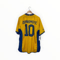 Sweden 2002-03 Home kit Ibrahimovic, Size XL, Very good 8/10