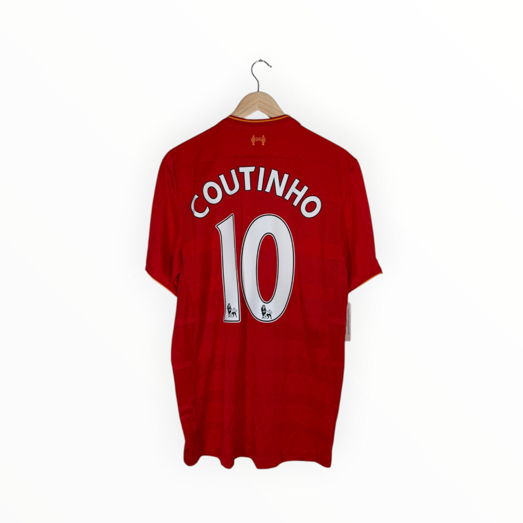 Liverpool 2016-17 Home kit Coutinho, Size L, Excellent 9/10