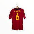Iniesta football shirt Adidas red and yellow