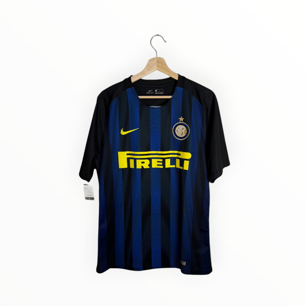 Inter milan black and blue stripes nike