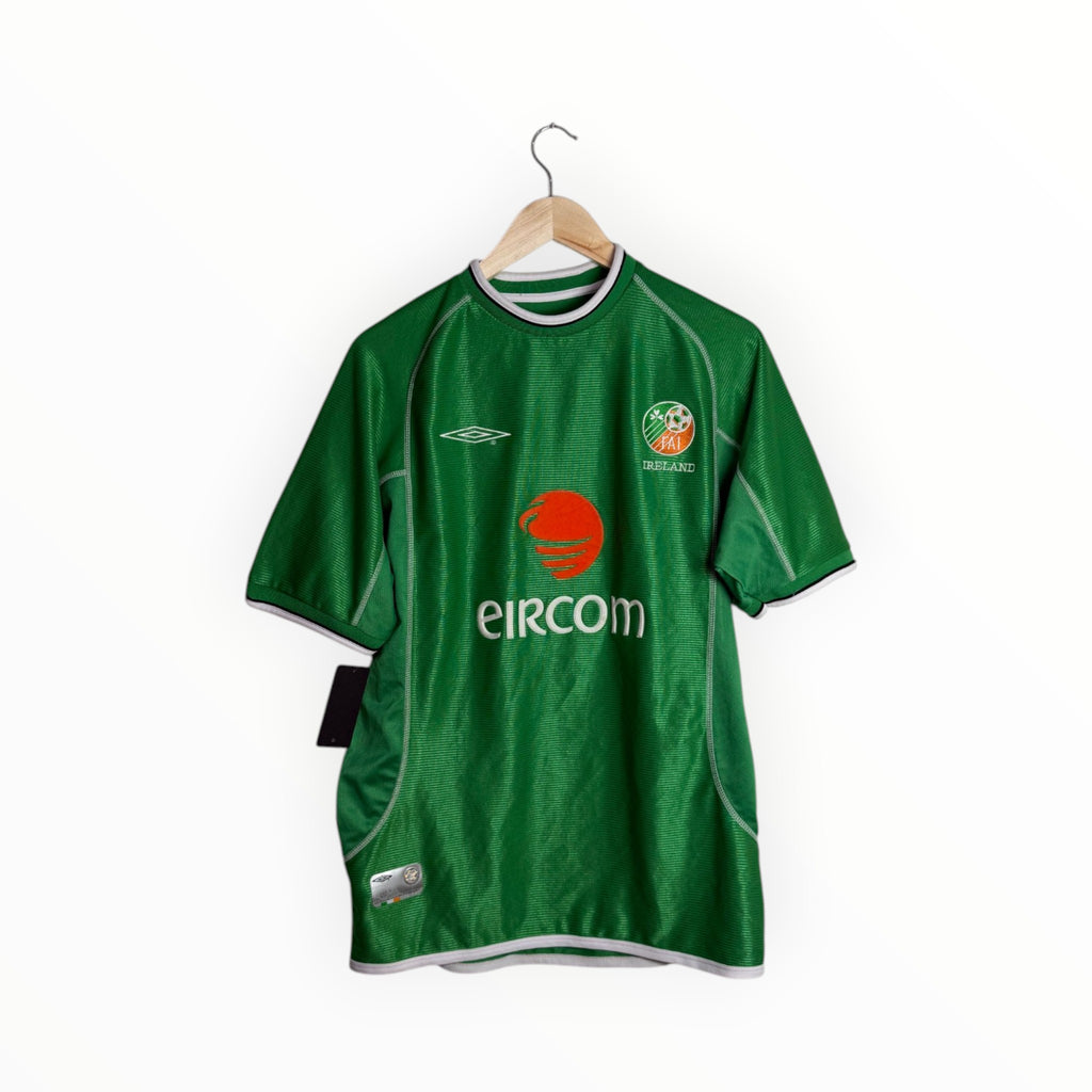Irish jersey eircom green umbro 2002