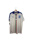 Italy white and blue football shirt puma