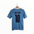Light blue football shirt Kun Aguero number 10