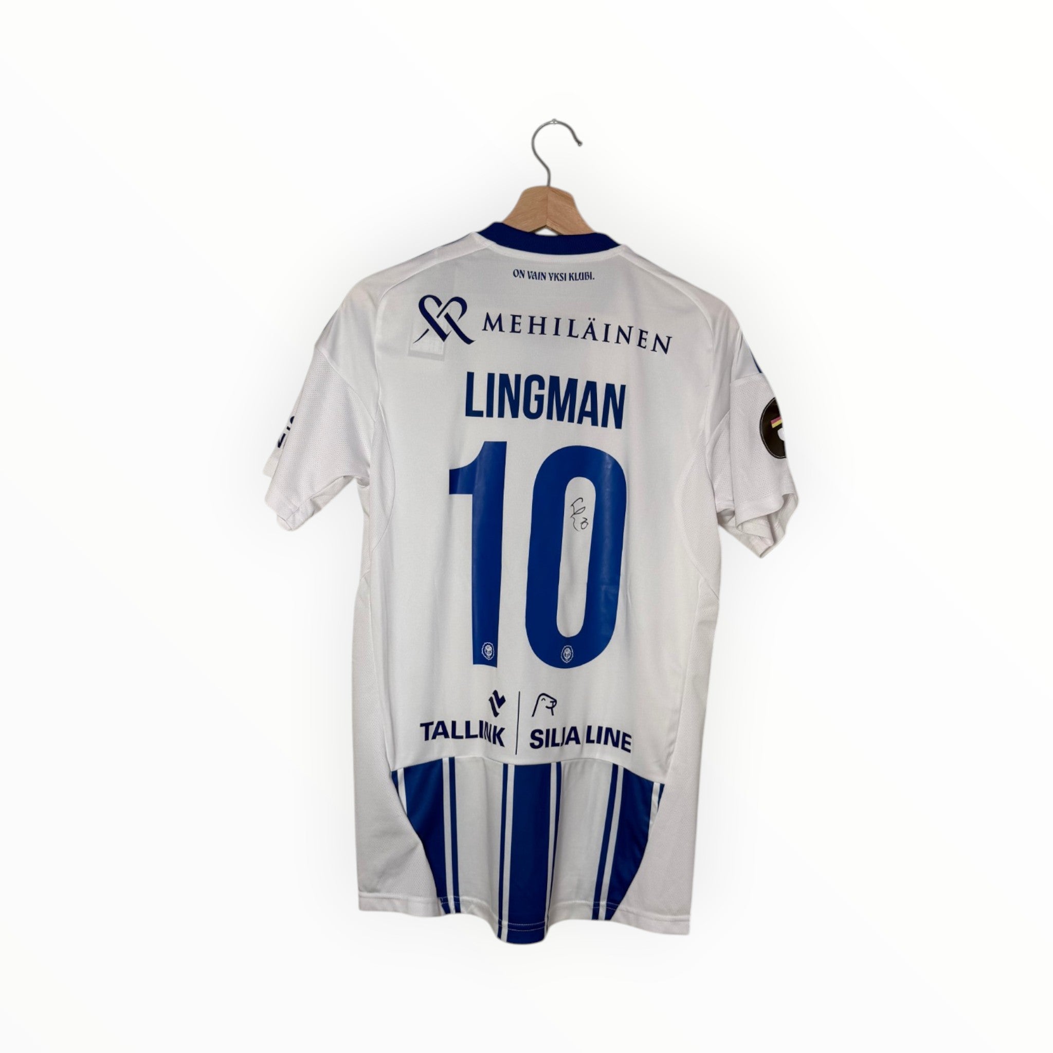 Lingman football shirt sign hjk