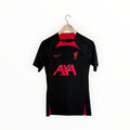 Liverpool football shirt training nike black and red
