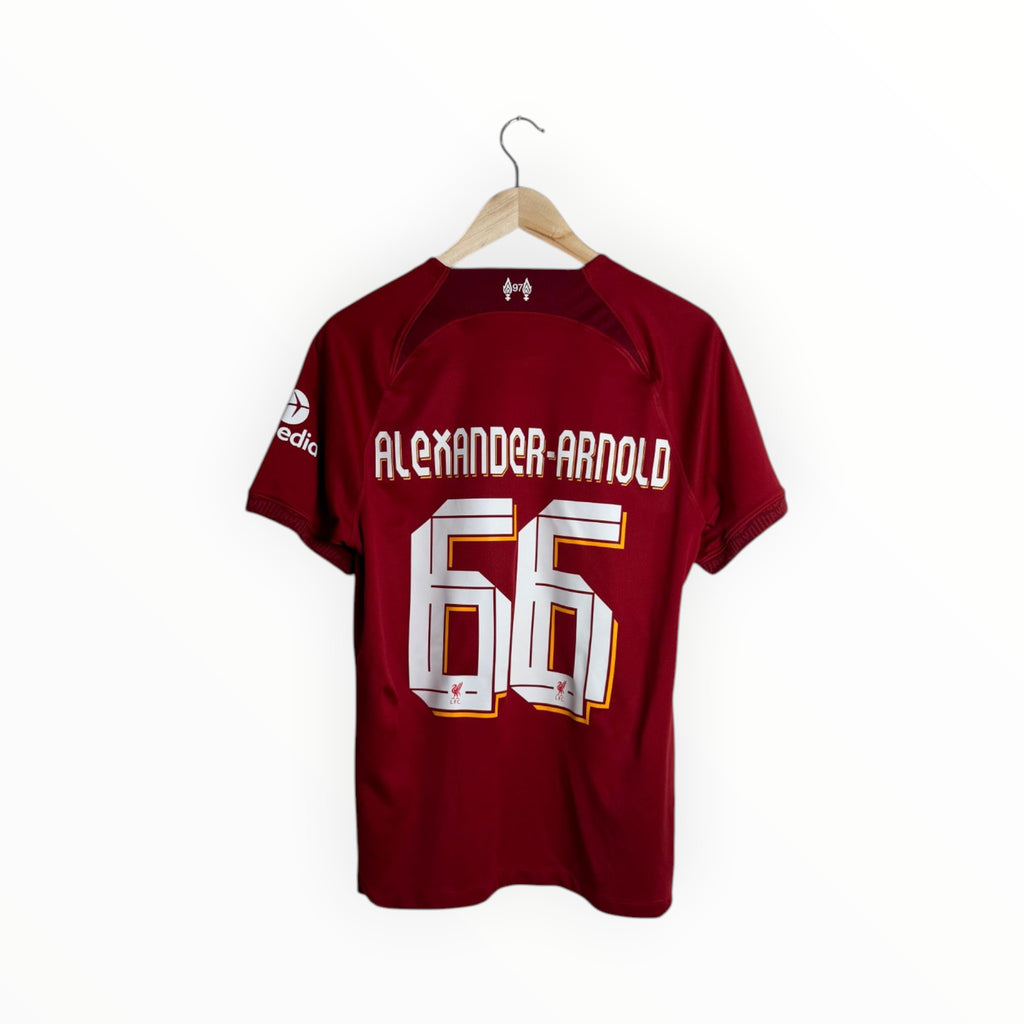 Liverpool red football shirt Alexander Arnold