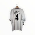 Liverpool white football shirt hyypia