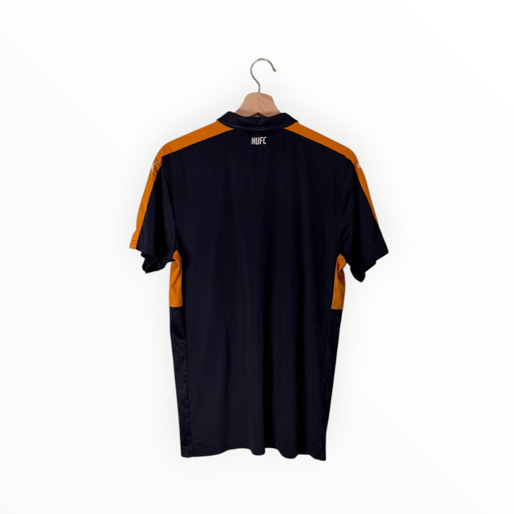 NUFC football shirt navy and orange