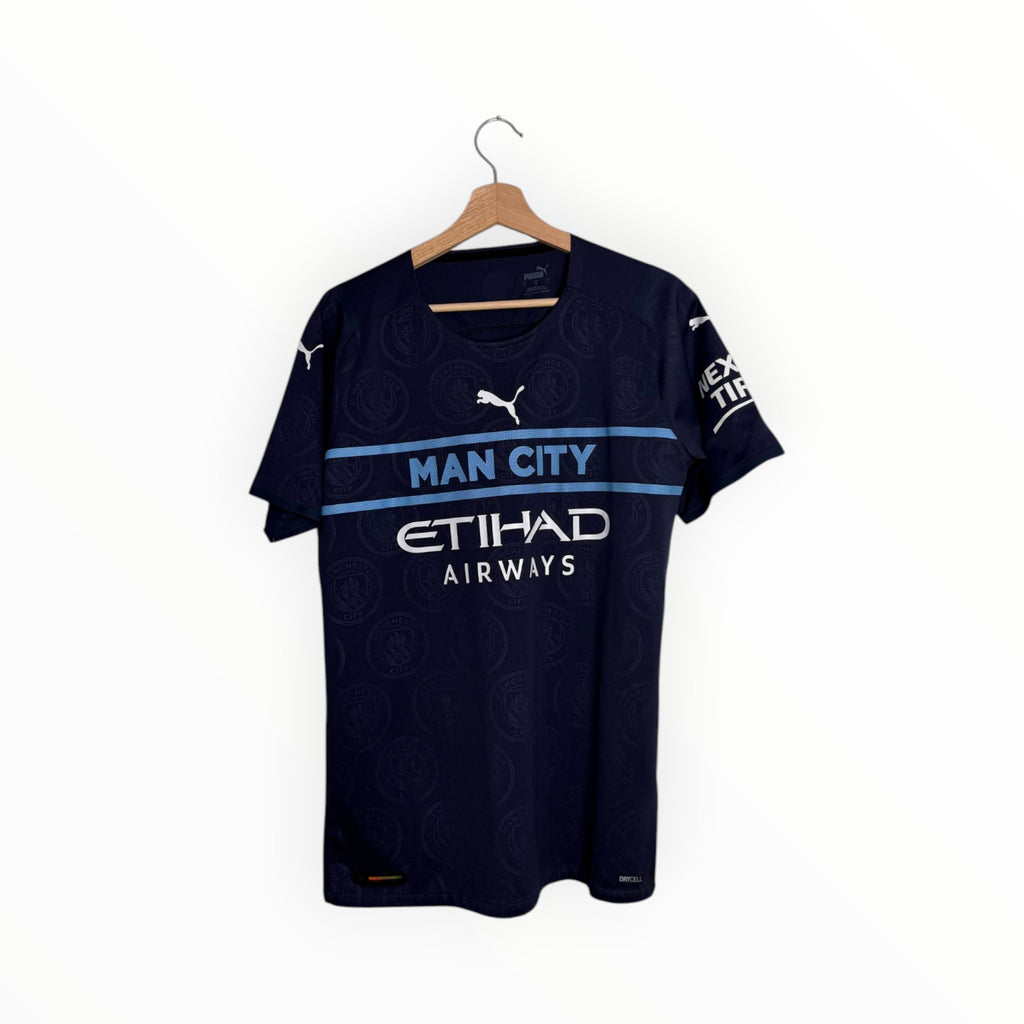 Navy blue football shirt puma Manchester city