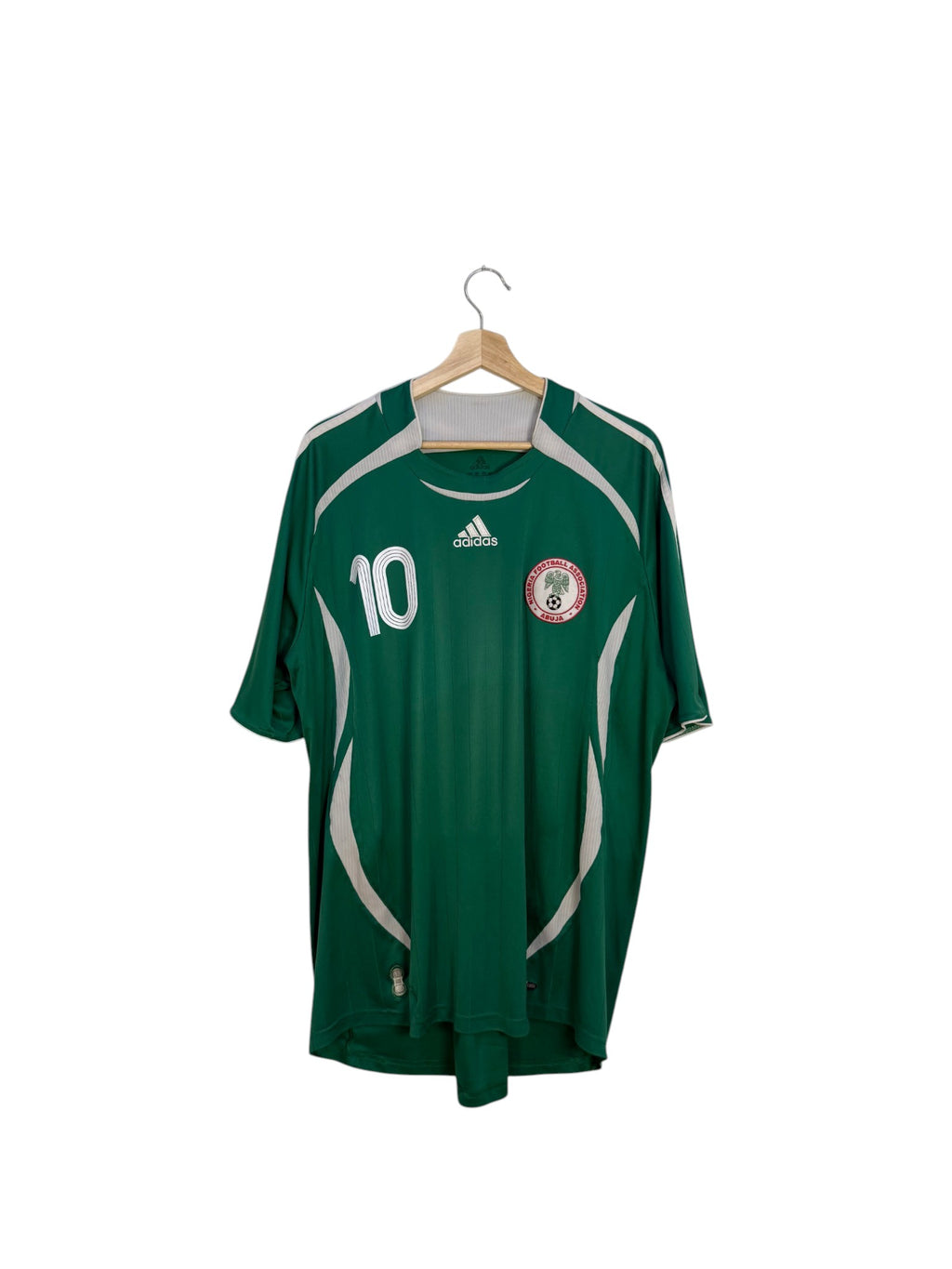 Nigeria football jersey adidas nigeria green and white