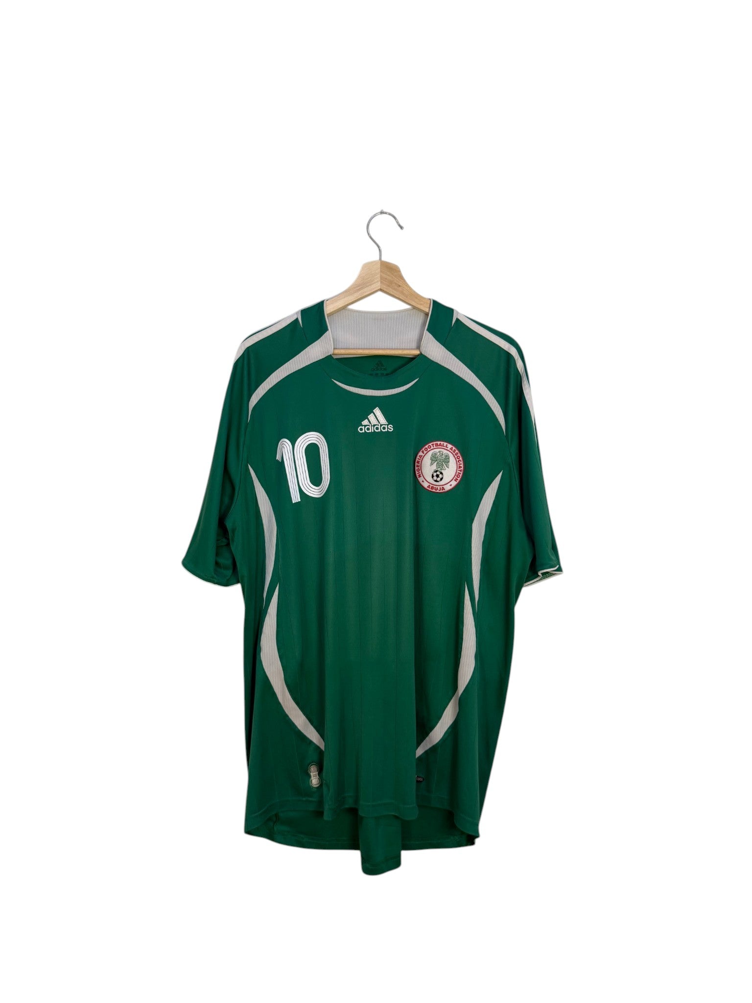 Nigeria football jersey adidas nigeria green and white