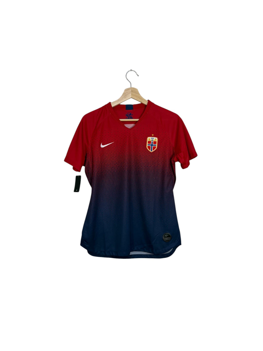 Norge nike football shirt red and navy
