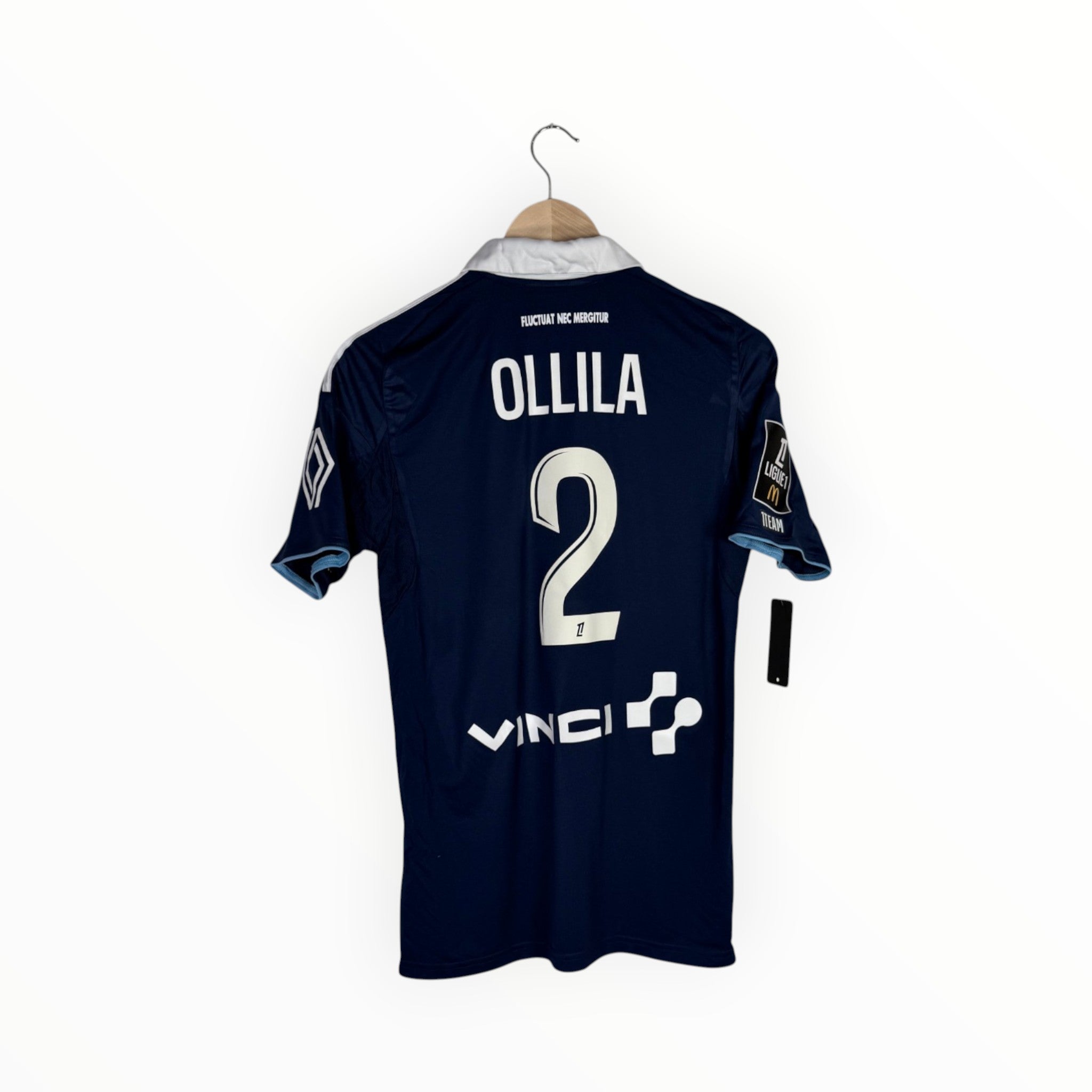 Ollila football shirt match worn navy Paris fc