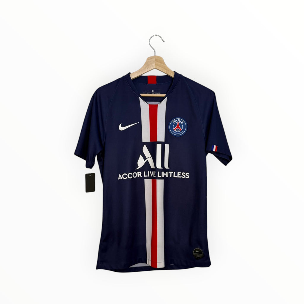 PSg football shirt navy and white nike all 