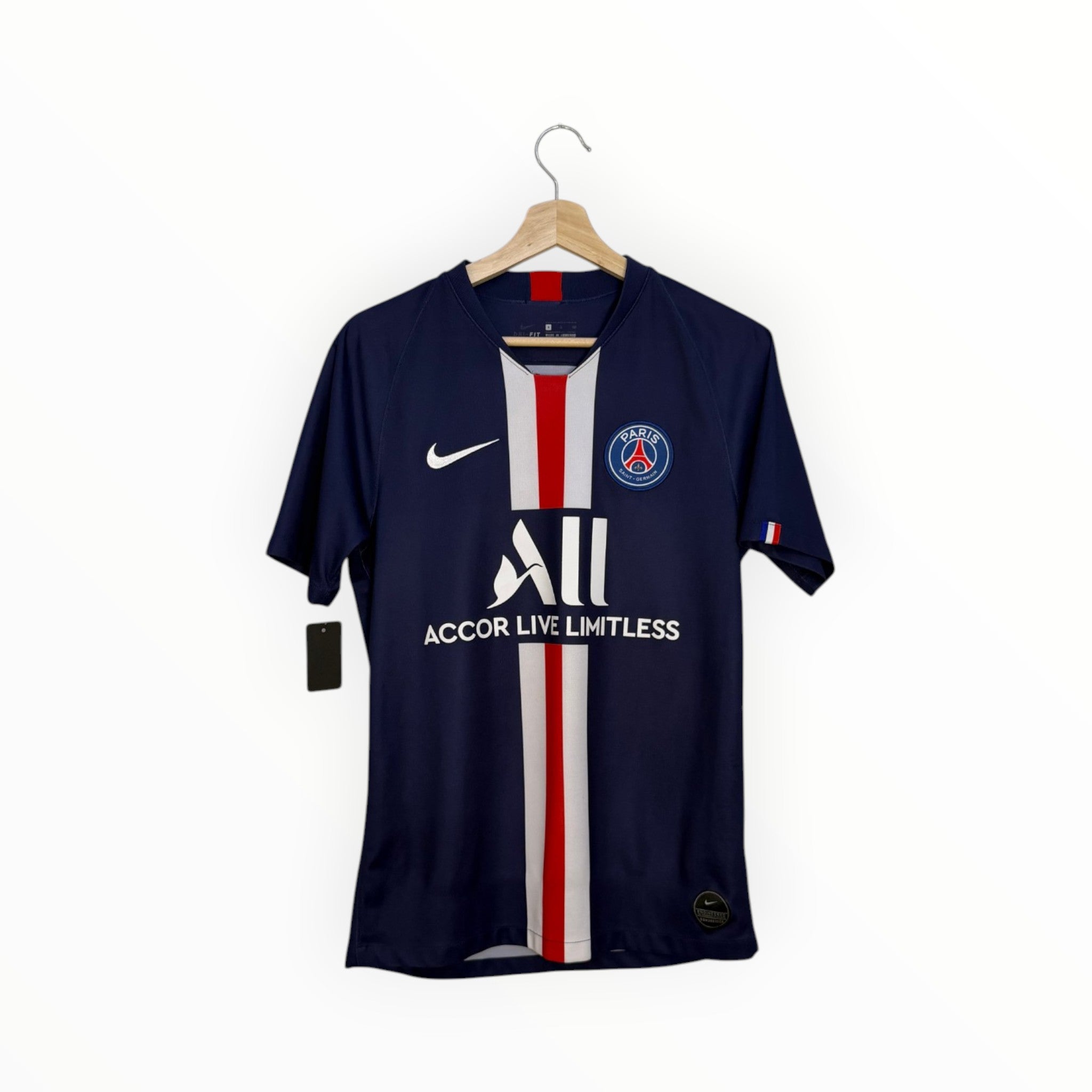 PSg football shirt navy and white nike all 