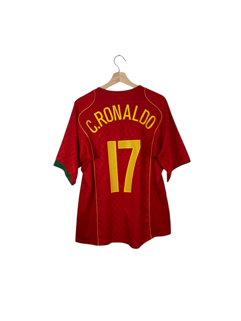 Portugal football shirt red cristiano ronaldo 17