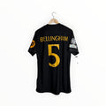 Real Madrid football shirt black Bellingham player version