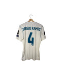Real madrid football shirt sergio ramos white