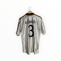 Roberto Carlos white jersey real Madrid 