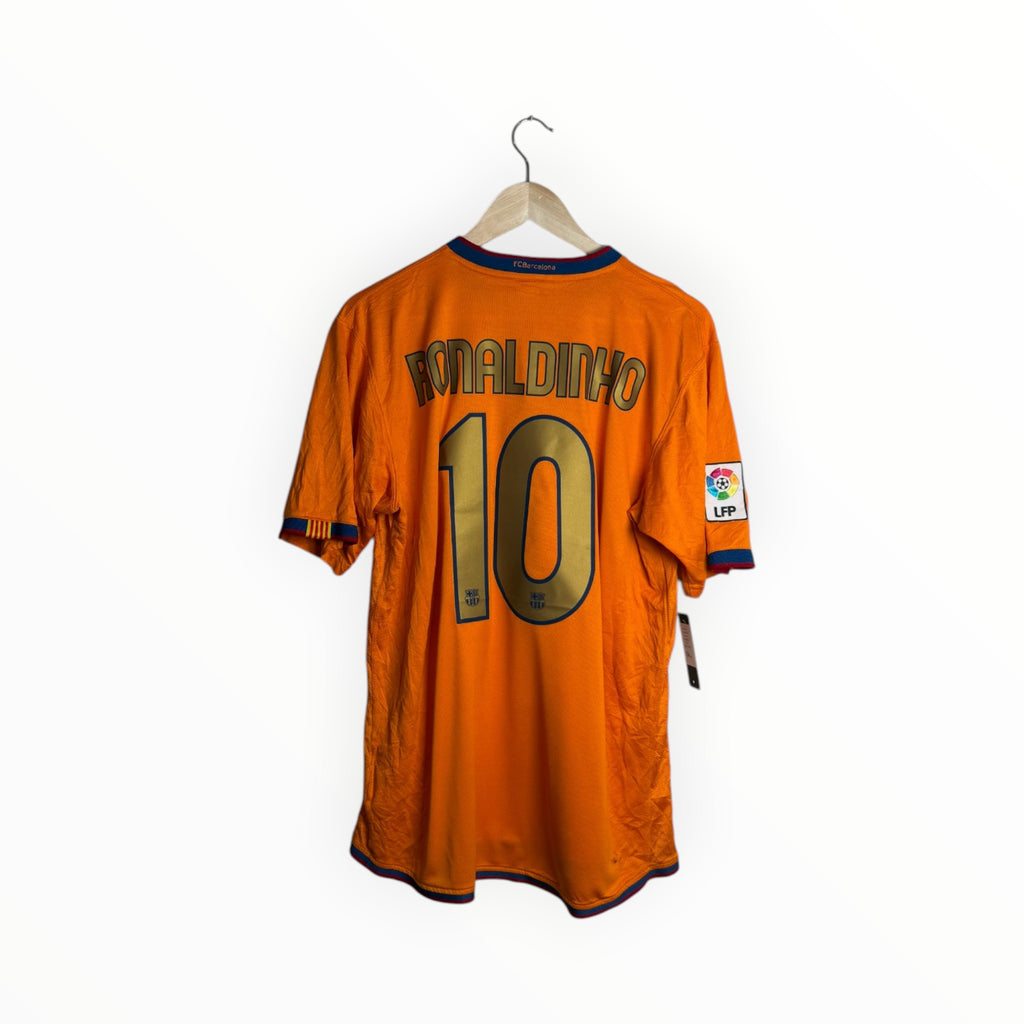 Ronaldinho football shirt barcelona orange