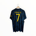 Ronaldo football shirt Manchester United blue third