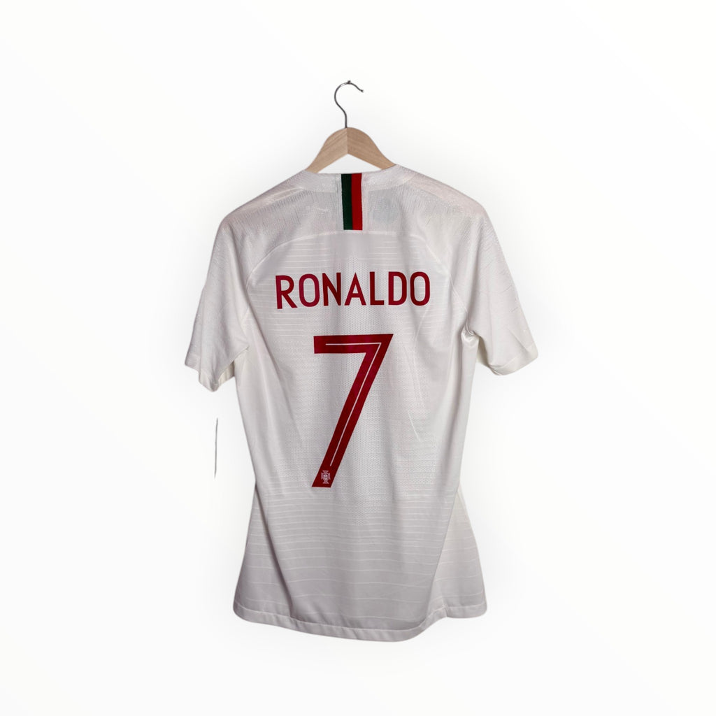 Ronaldo player issue kit Portugal white