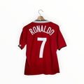 Ronaldo red and white jersey man united