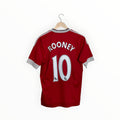 Rooney football shirt manchester red and white