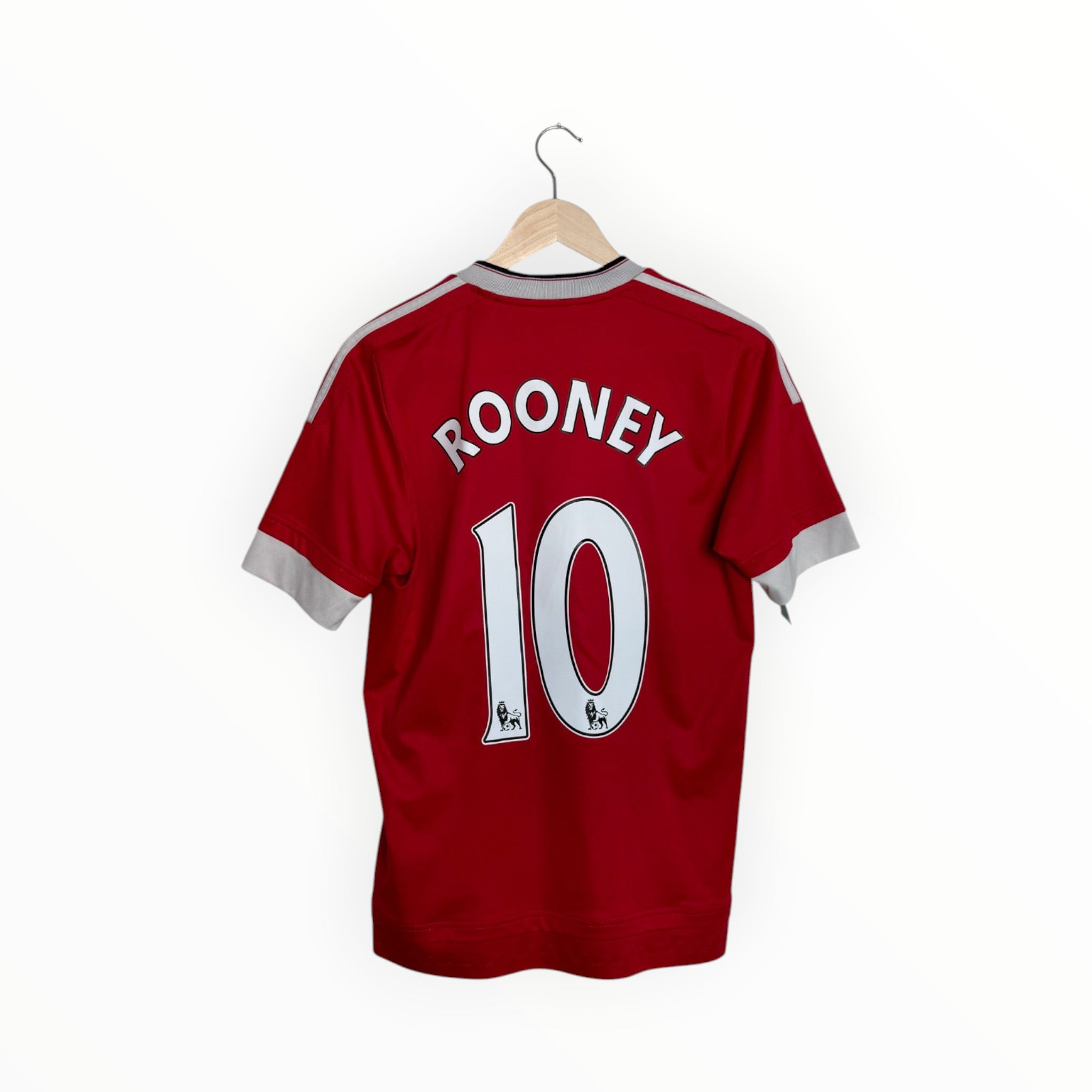 Rooney football shirt manchester red and white