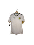 Senegal white and green football shirt