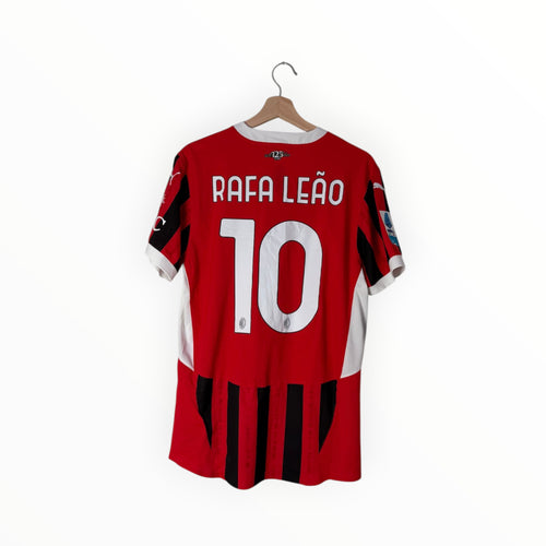 ac milan rafa leao jersey red and black