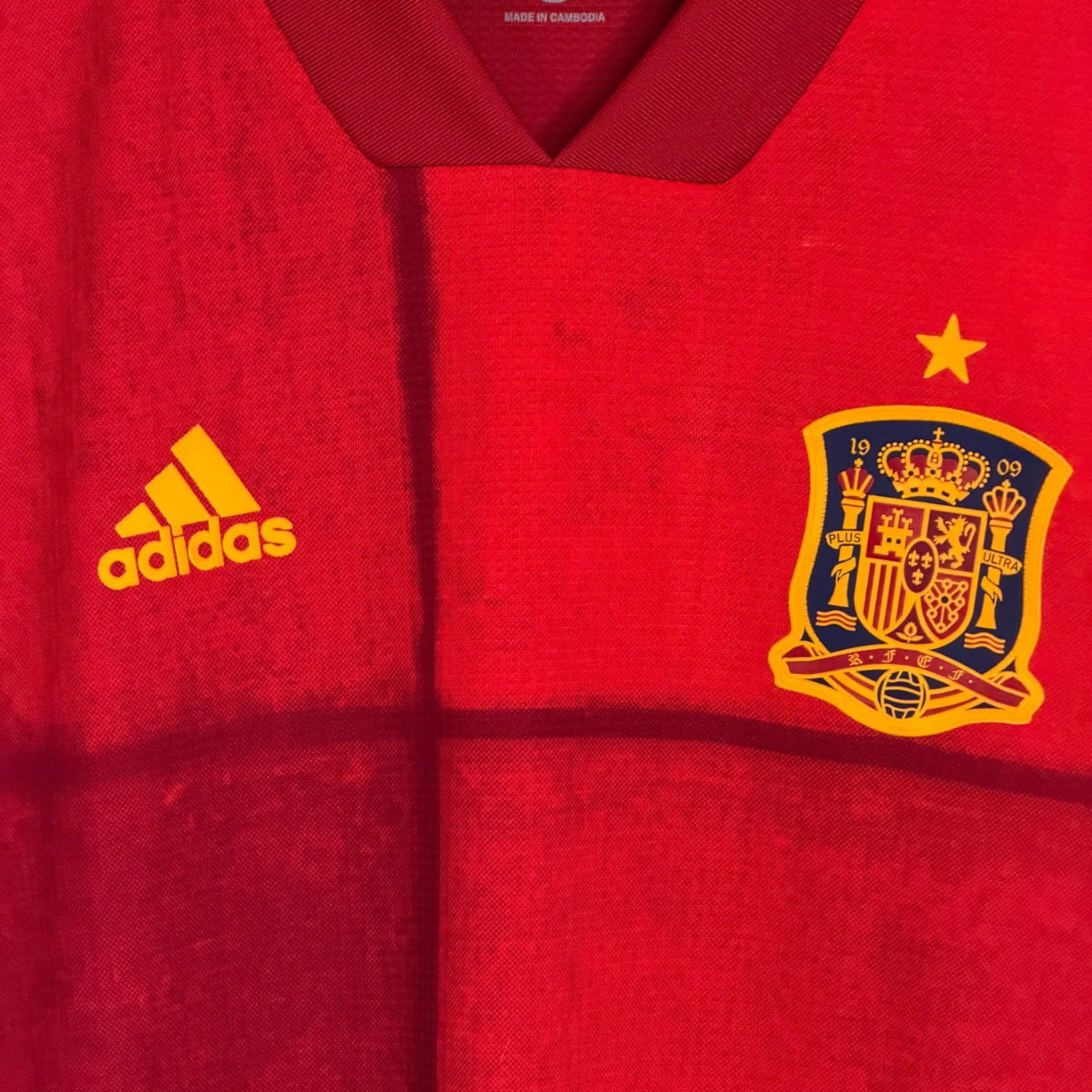 adidas espana football shirt red